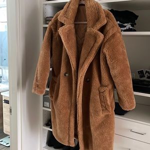 Like New brown oversized Teddy Bear Coat in L